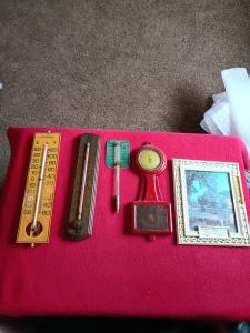 Lot of 5 Vintage Advertising Thermometers