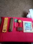 Lot of 5 Vintage Advertising Thermometers