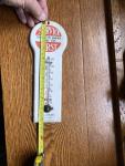 Van Ingen Coal Co Antique Wood Thermometer Sign