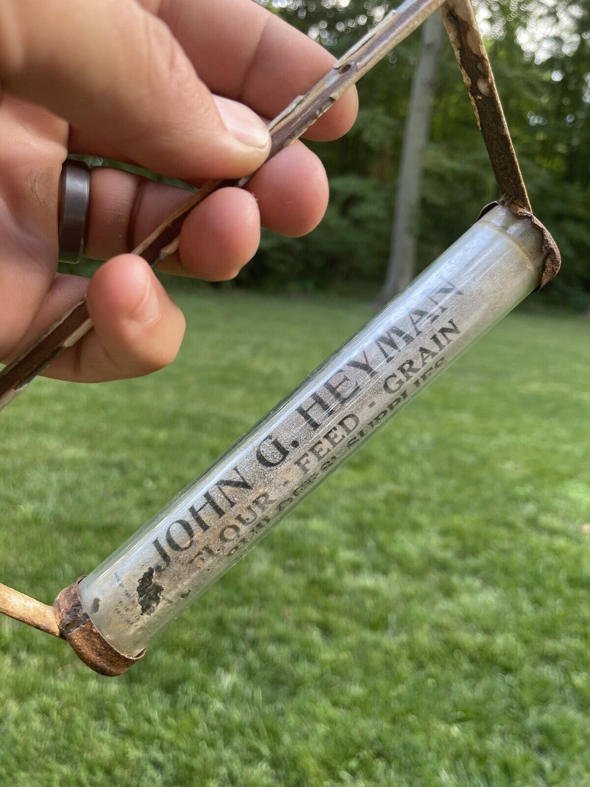 Vintage Sandusky OH General Store Thermometer