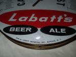 Labatt's Beer Ale Thermometer Chain Sign