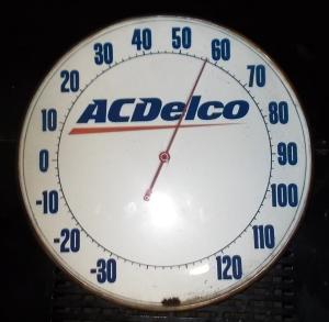 AC Delco Vintage 12" Working Thermometer