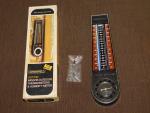 Vintage 10.5" Springfield Indoor Outdoor Thermometer