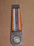 Vintage 10.5" Springfield Indoor Outdoor Thermometer
