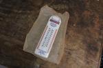 1950s Whistle Soda Pop Metal Thermometer Sign