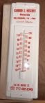 Vintage Carbon Heckert Advertising Metal Thermometer 14