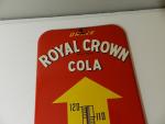 1952 Royal Crown Cola Antique Thermometer Sign