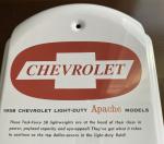 Chevrolet 1958 Truck Metal Thermometer - GM Licensed