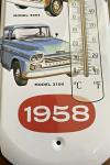 Chevrolet 1958 Truck Metal Thermometer - GM Licensed