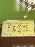 1900s Blatz Beer Advertising Thermometer Mirror