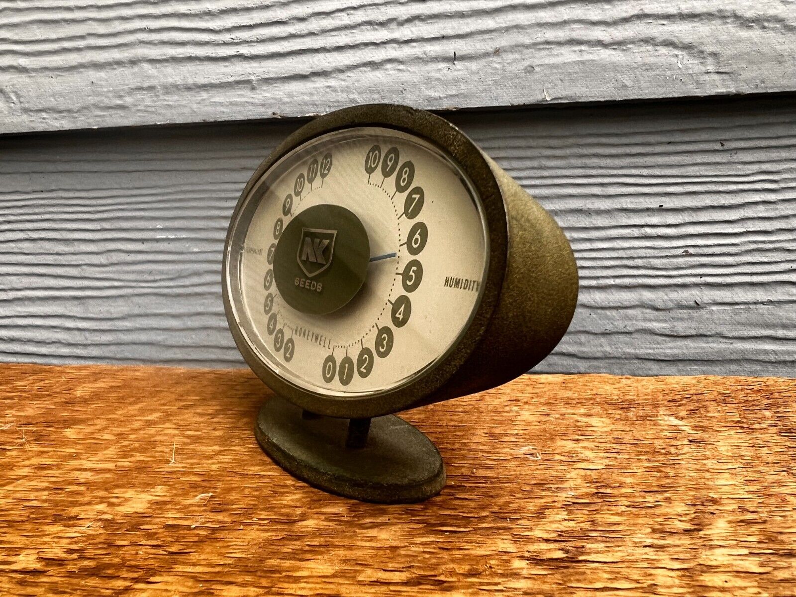 Rare Antique Honeywell NK Seeds Table Thermometer