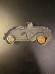 Vintage Car Thermometer with Charming Patina