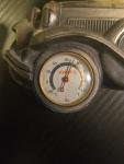 Vintage Car Thermometer with Charming Patina