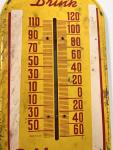 1950s Tru-Ade Soda Metal Thermometer Sign - Vintage