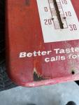 Royal Crown Cola Antique Thermometer 26"x10" Donasco