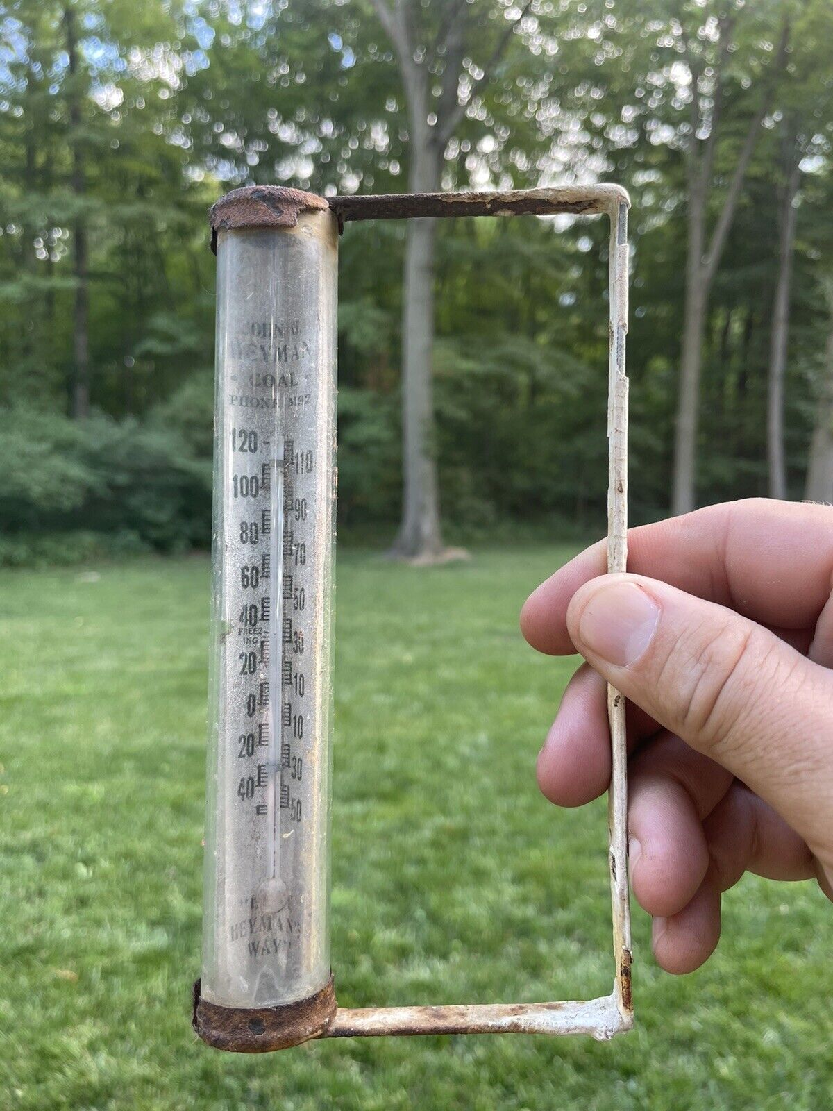 Vintage Sandusky OH General Store Thermometer