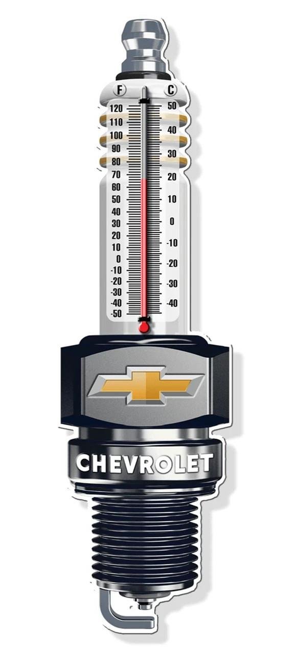 Chevrolet Steel Embossed Thermometer for Decor