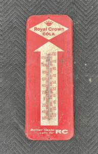 Vintage Royal Crown Cola Advertising Thermometer