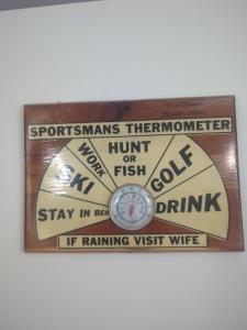 Funny Vintage Paul Bunyan Sportsman's Thermometer