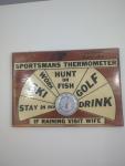 Funny Vintage Paul Bunyan Sportsman's Thermometer