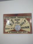 Funny Vintage Paul Bunyan Sportsman's Thermometer