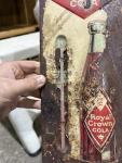Royal Crown Cola Vintage Metal Thermometer Sign