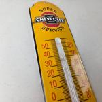 Chevrolet Super Service Gas Pump Thermometer Sign