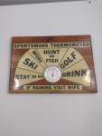 Funny Vintage Paul Bunyan Sportsman's Thermometer