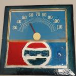 1970s PEPSI Indoor Outdoor Hanging Thermometer