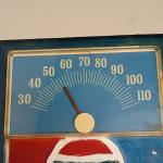 1970s PEPSI Indoor Outdoor Hanging Thermometer