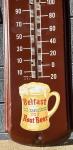 Vintage 1950 Root Beer Advertising Thermometer 27”