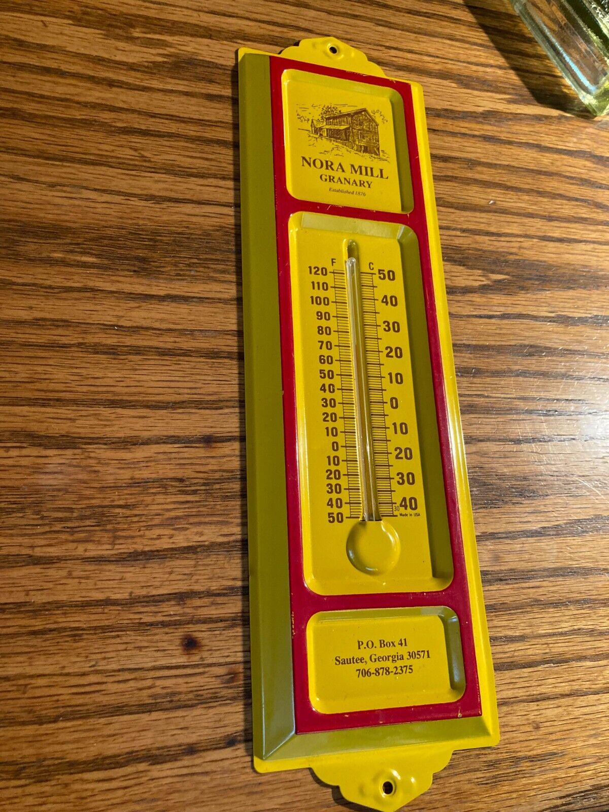 Nora Mill Granary Vintage Wall Thermometer