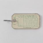 REI Vintage Key Ring Thermometer Keychain