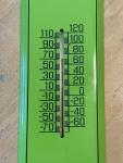 Sprite Soda Metal Advertising Thermometer - 17"x5