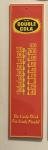 Vintage Double Cola Metal Thermometer - 7" x 28