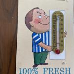 Rare 1950s GM Delco Thermometer for Chevrolet