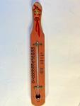 D'S Water Temp Vintage Wood Thermometer 1931