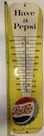 1957 Pepsi Cola Metal Bottle Cap Thermometer