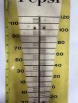 1957 Pepsi Cola Metal Bottle Cap Thermometer
