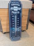 Vintage Chevrolet Parts Metal Thermometer Sign 18x5.5