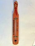 D'S Water Temp Vintage Wood Thermometer 1931