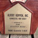 1940s Koppen Beer Gloucester NJ Advertising Thermometer