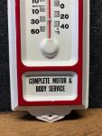 1960s Sebewaing MI Chevy Pontiac Buick Thermometer Sign