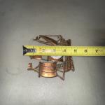 Wall Mount Brass Thermometer - Williamsburg VA Souvenir