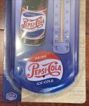 Pepsi-Cola "Any Weather" Metal Thermometer
