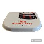 Ma's Beverages Vintage Soda Thermometer Sign