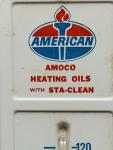 1950 Amoco Metal Advertising Thermometer - Hudson, NY