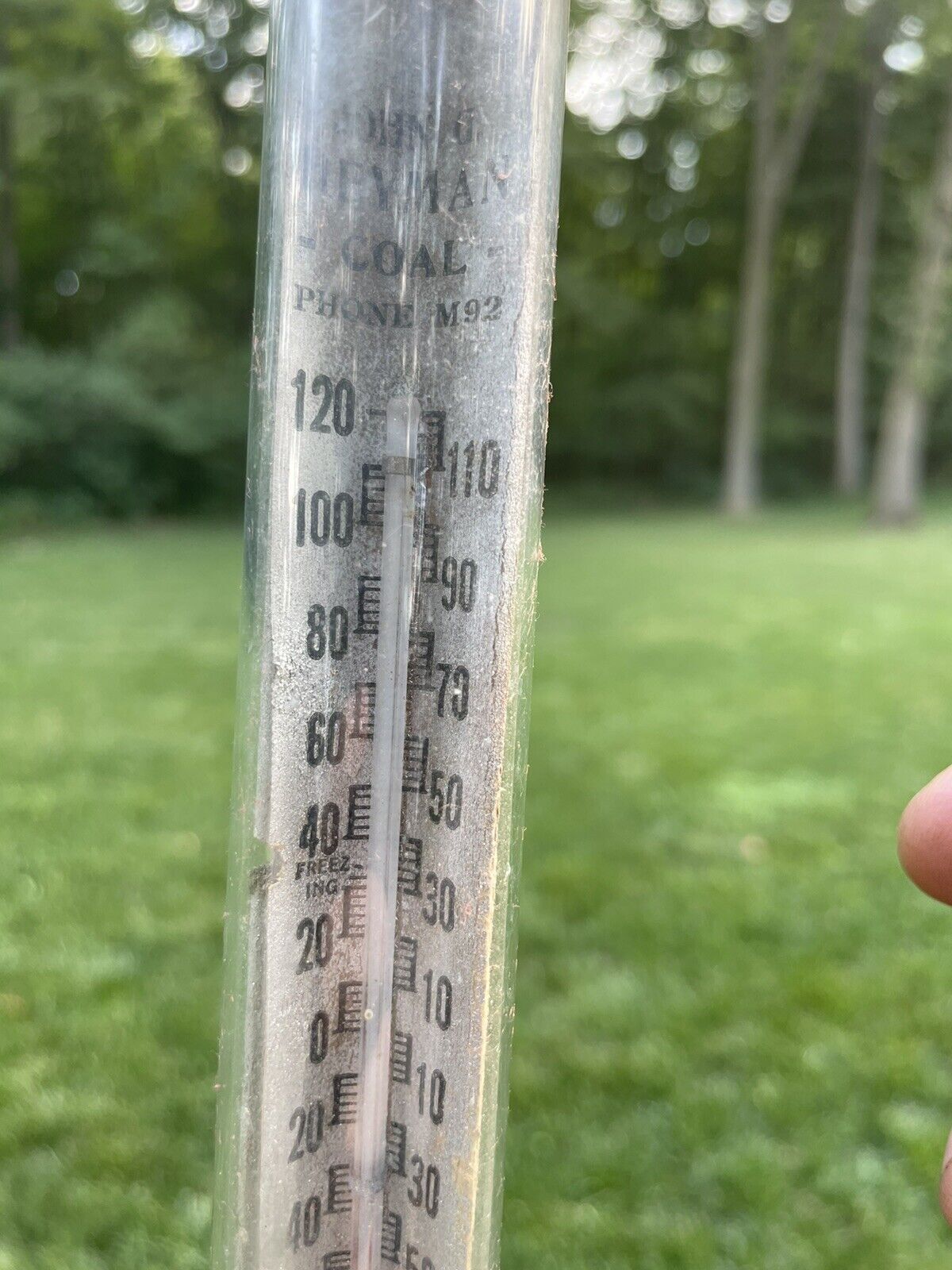 Vintage Sandusky OH General Store Thermometer