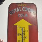 Royal Crown Cola Vintage Advertising Thermometer 1950s