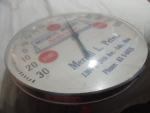 1950s Vintage Motorists Mutual Insurance Thermometer